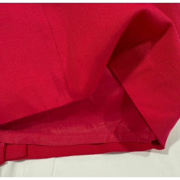 Vintage Gillian Dress 1980's Fushia Pink ILGWU Made in USA Size 8 (055) - Picture 7 of 10